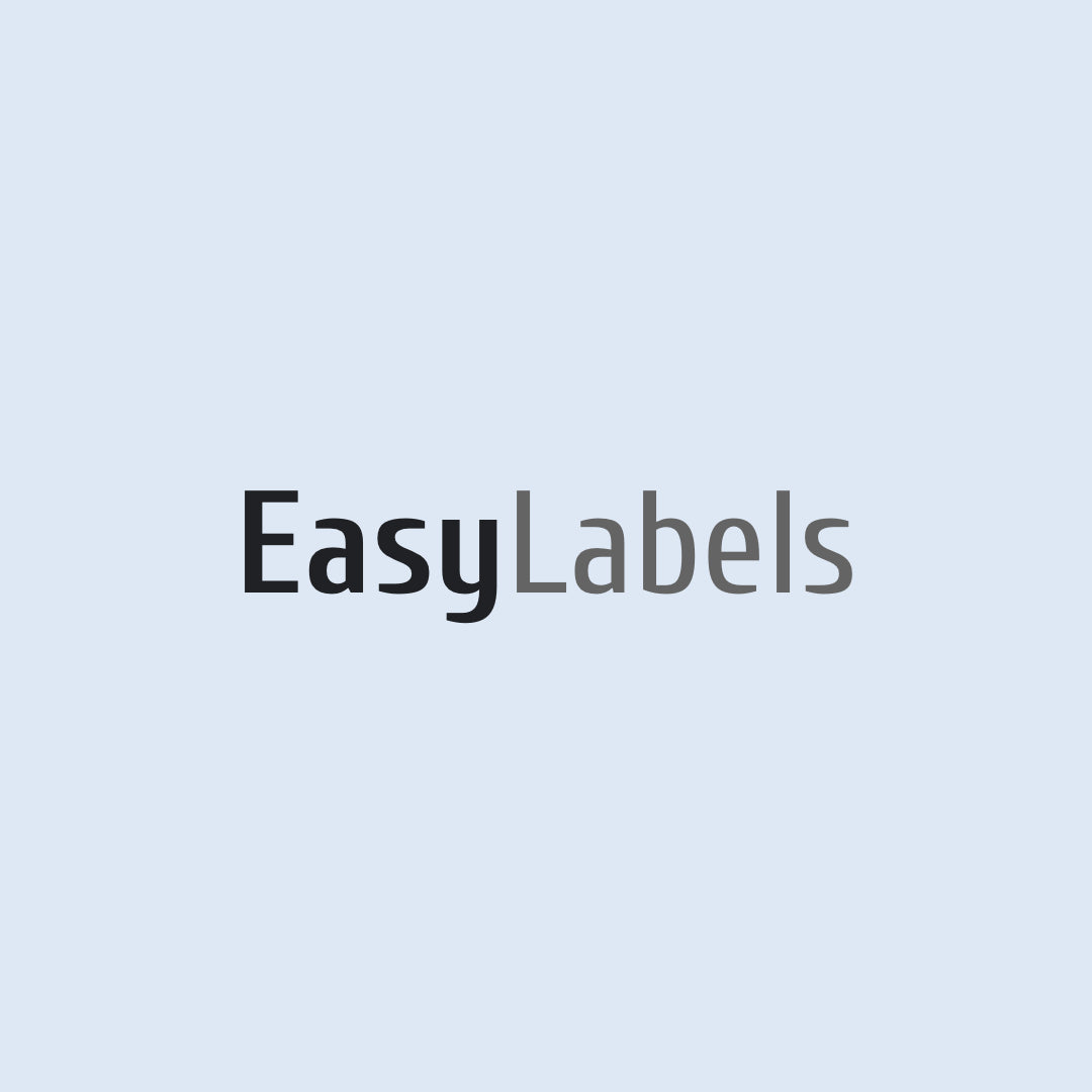 Easy Labels crafted from 100% pure Egyptian cotton